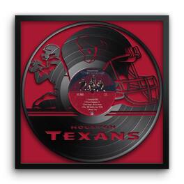 Sporticulture - Framed 13" x 13" Vinyl Record Art Print - Red