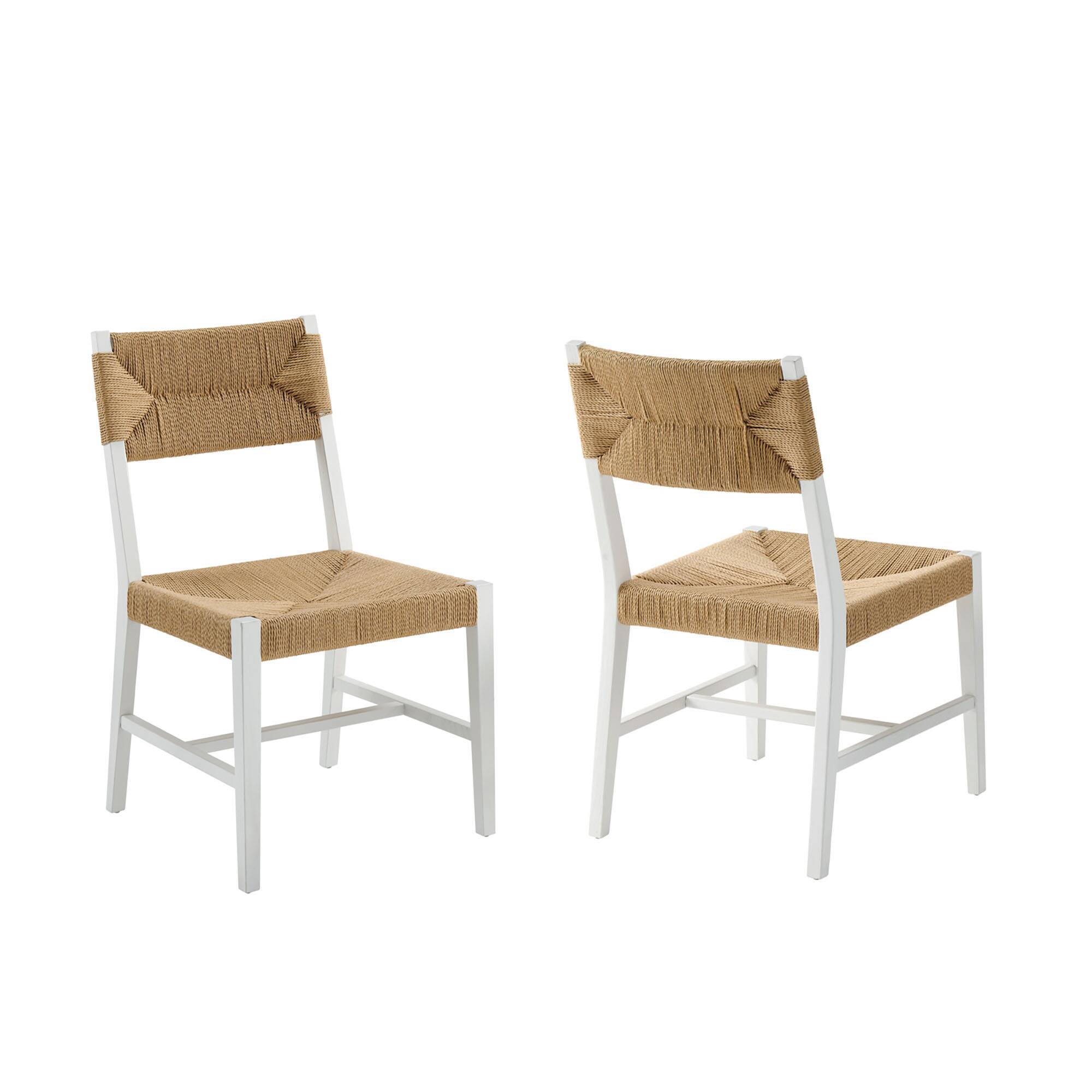 Angle. Modway - Bodie Wood Dining Chair Set of 2 by Modway - White Natural.