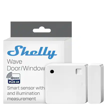 Shelly Wave Door/Window
Z WAVE PLUS LR
Smart sensor with and illumination measurement
