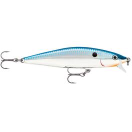 Rapala - Flat Rap 08 Fishing Lure - Silver Blue