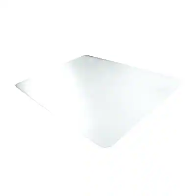 Front. Desktex - Plastic Desk Pad, 22" x 17", Clear - Clear.