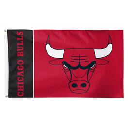 WinCraft - Chicago Bulls 3' x 5' Single-Sided Inspired Block Deluxe Flag - Multicolor
