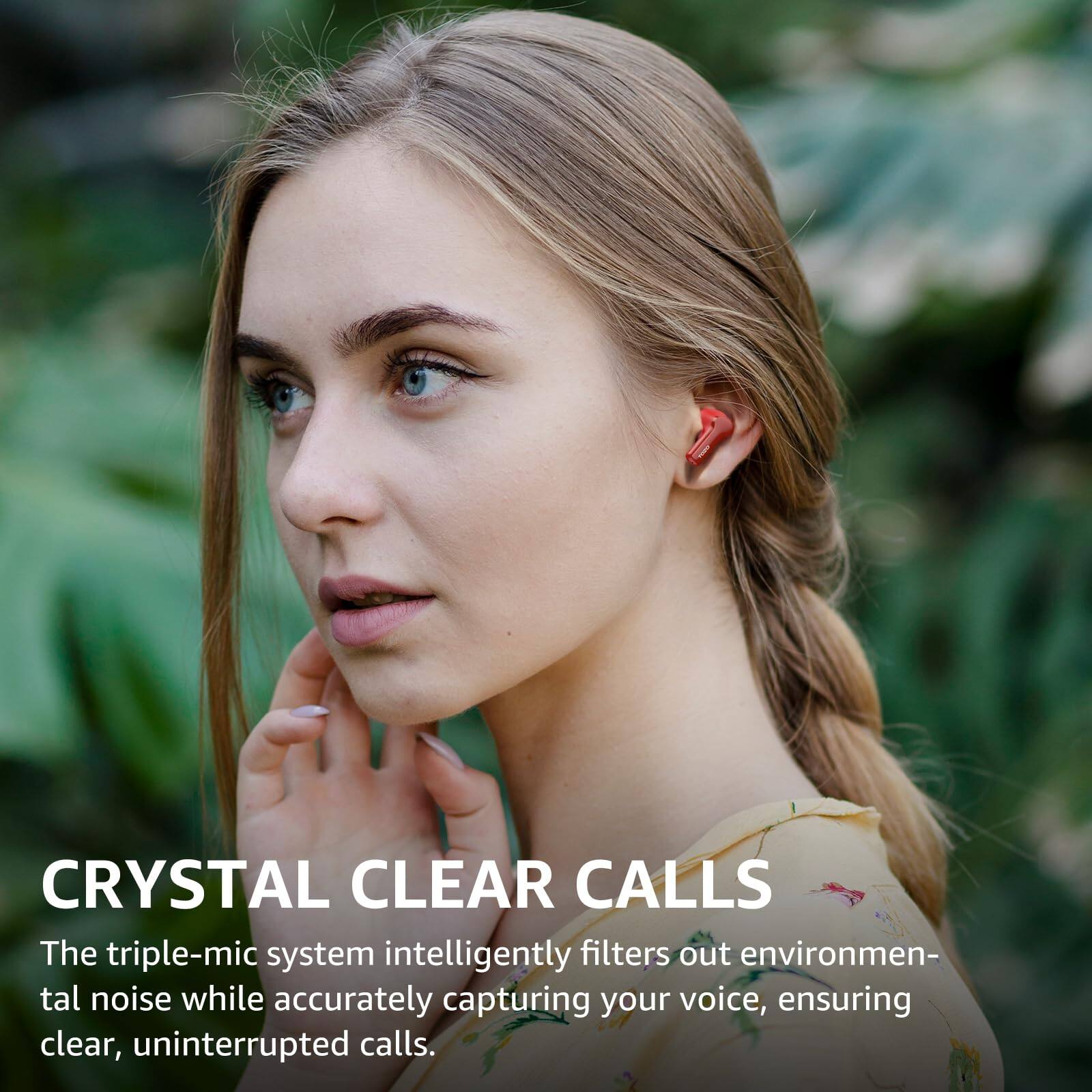 **CRYSTAL CLEAR CALLS**

The triple-mic system intelligently filters out environmental noise while accurately capturing your voice, ensuring clear, uninterrupted calls.