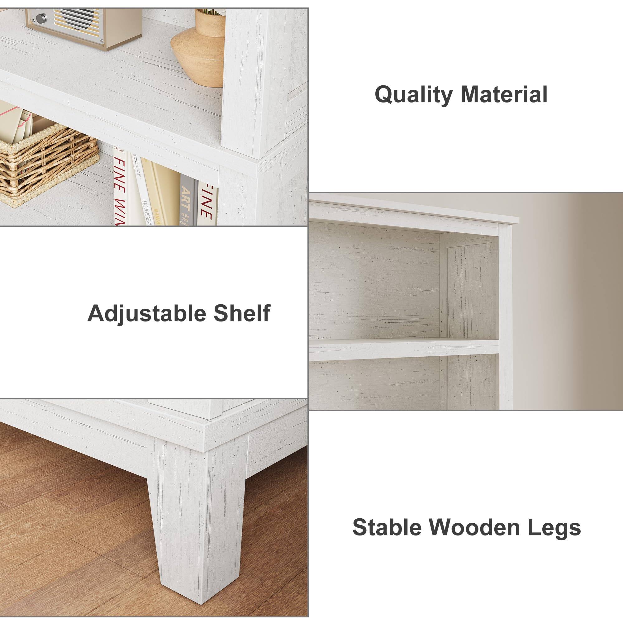 Quality Material  
Adjustable Shelf  
Stable Wooden Legs