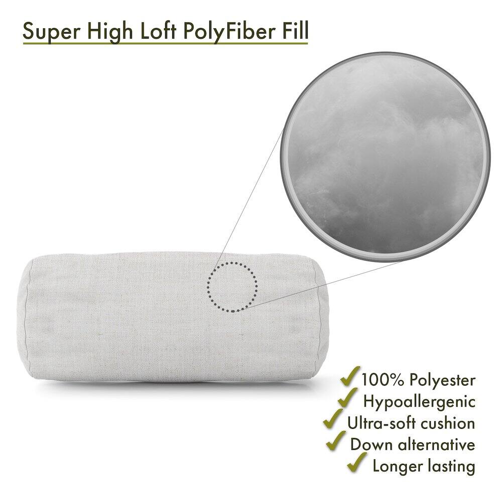 Super High Loft PolyFiber Fill

- 100% Polyester
- Hypoallergenic
- Ultra-soft cushion
- Down alternative
- Longer lasting