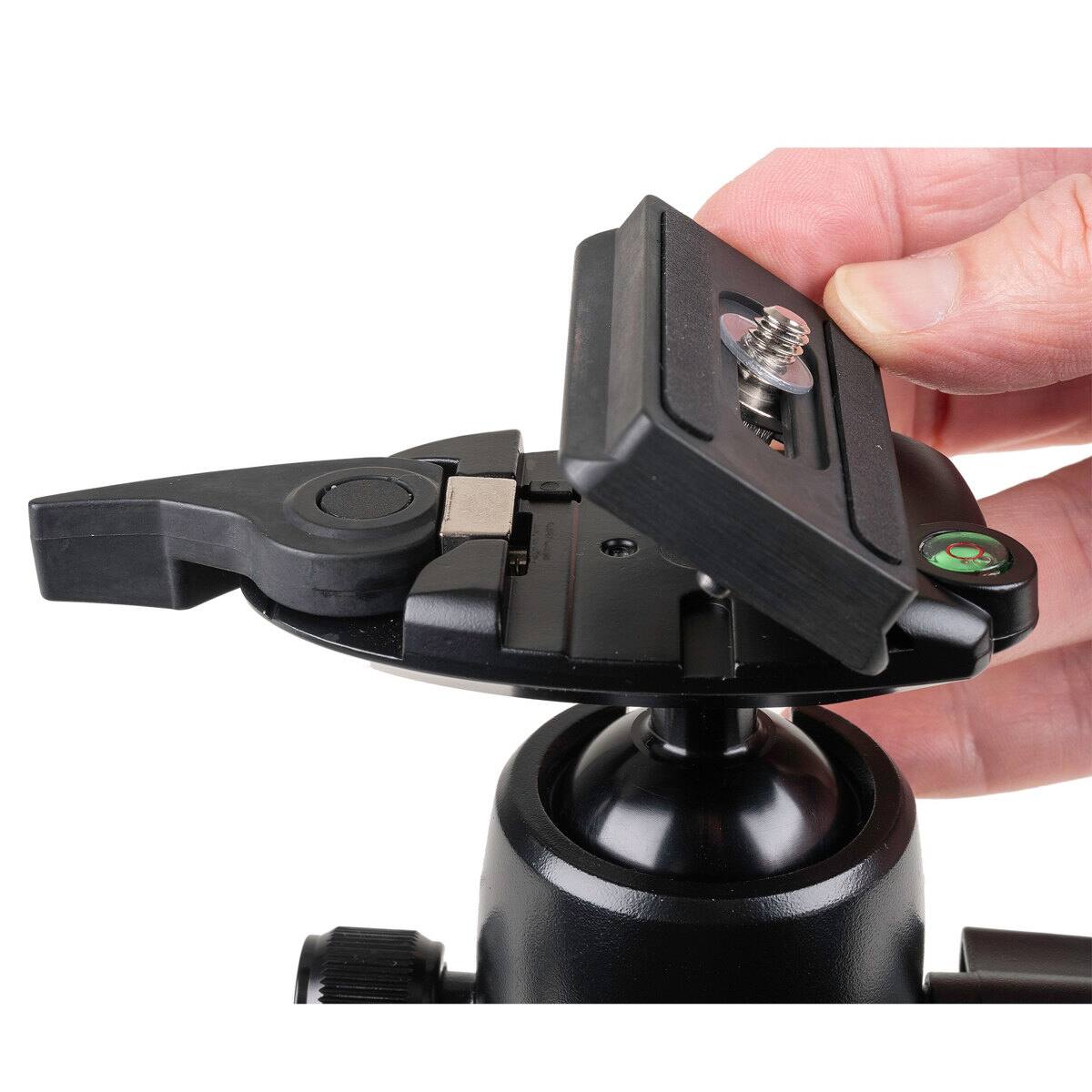 Alt View 4. Slik - Slik PBH-535AS Ball Head with Arca Swiss QR Plate, Load Capacity 11.0 Lb, Black.