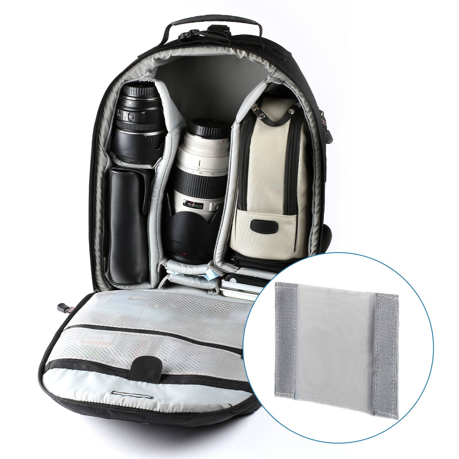 Alt View 5. Unique Bargains - Camera Bag Divider, 3pcs 4.72"x3.54"x0.31" Shockproof Insert for Nikon DSLR.
