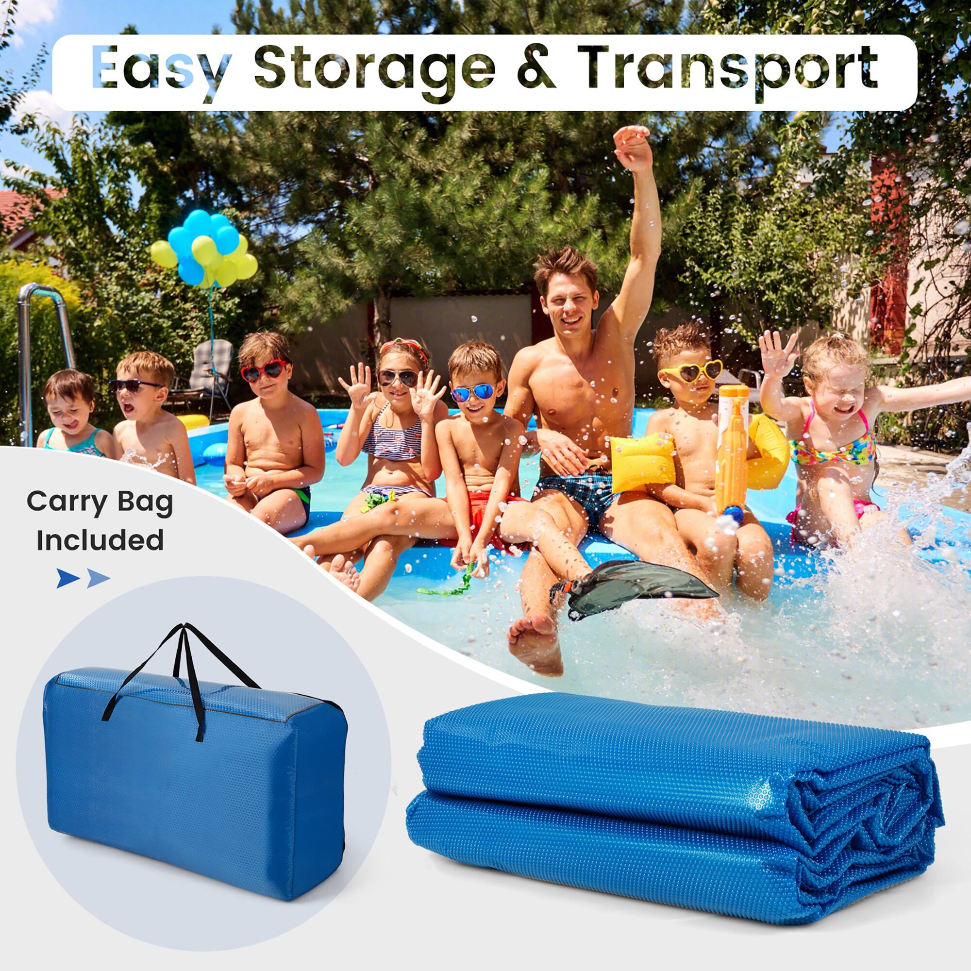 Easy Storage & Transport  
Carry Bag Included