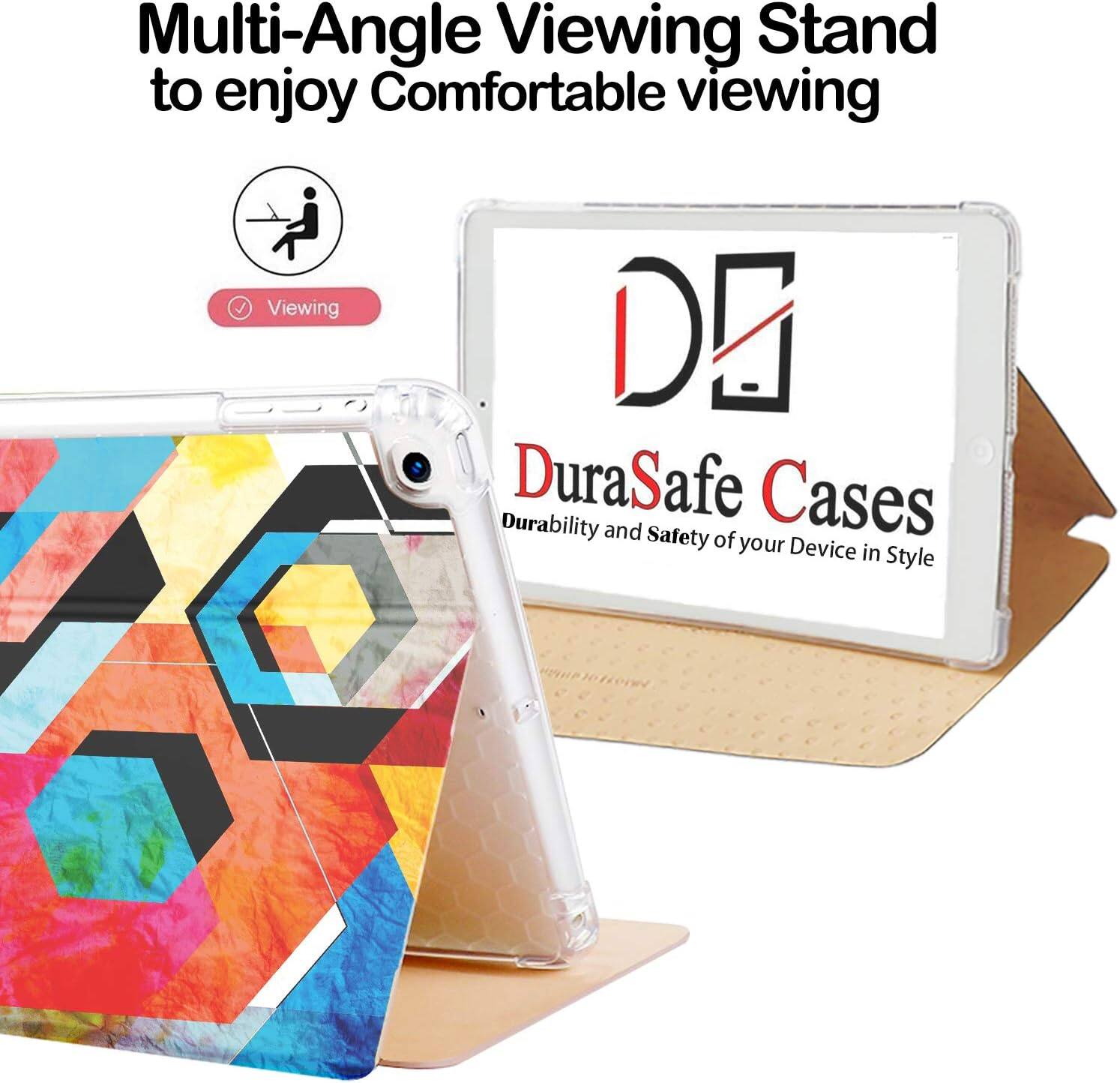 Multi-Angle Viewing Stand to enjoy Comfortable viewing

Viewing

DE DuraSafe Cases Durability and Safety of your Device in Style