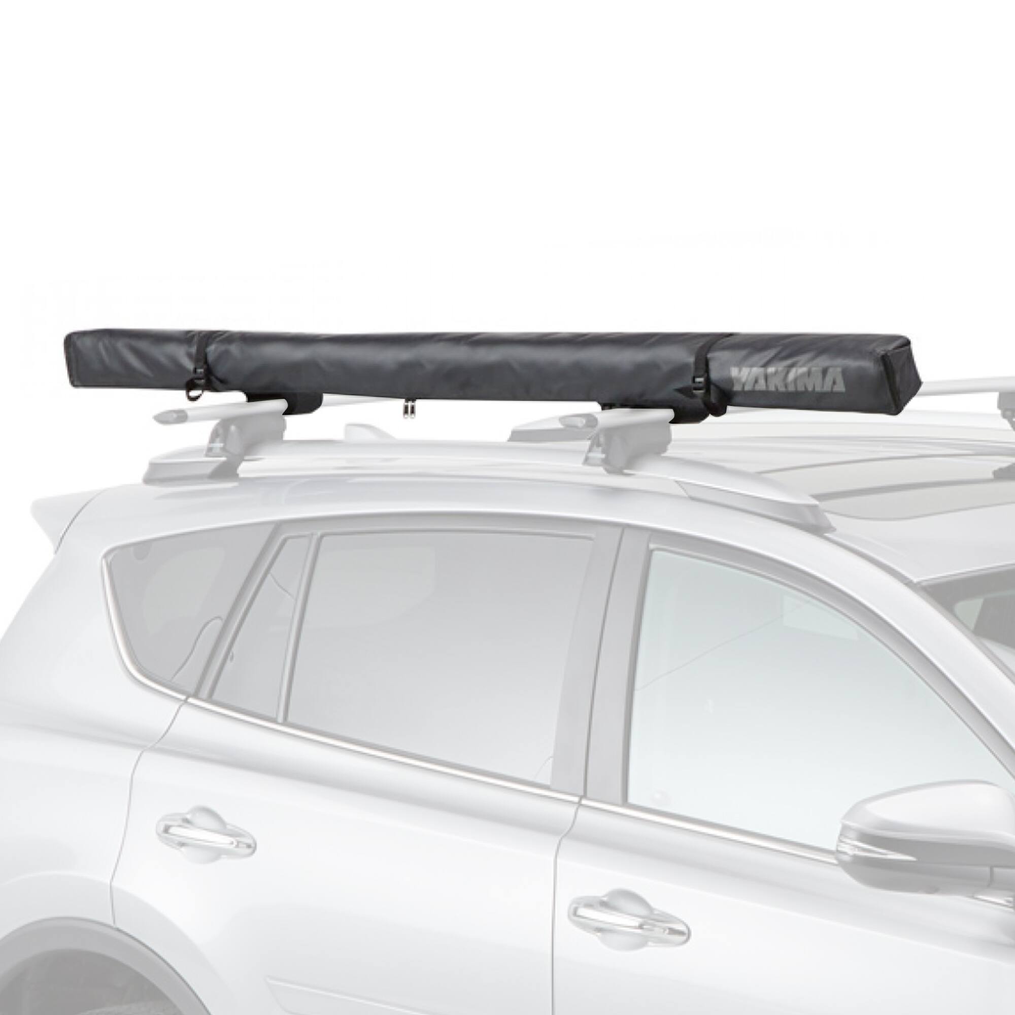 Alt View 10. Yakima - Yakima OverNOut 4.5' Lightweight Roof Mounted Awning w/Included SKS Lock, Small - Gray.