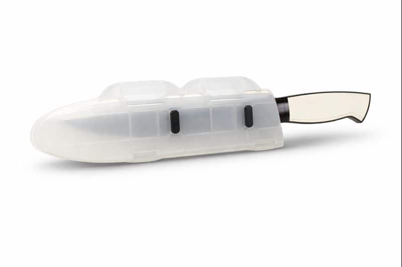 Blade Guard - 6" Knife Protector for Safe Storage, Travel & Drawer Edge Protection Dishwasher Safe - Clear