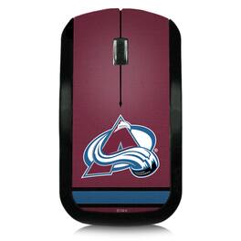 Keyscaper - Colorado Avalanche Stripe Wireless Mouse - Wireless - Multicolor