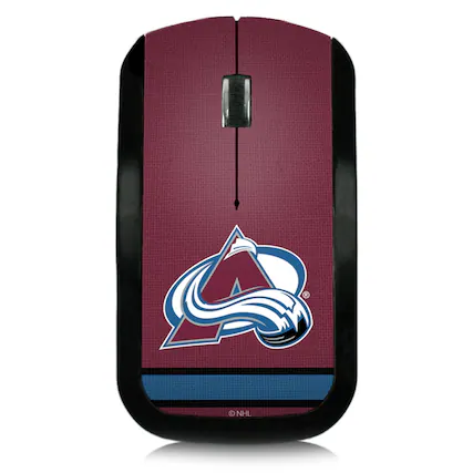 Front. Keyscaper - Colorado Avalanche Stripe Wireless Mouse - Multicolor.