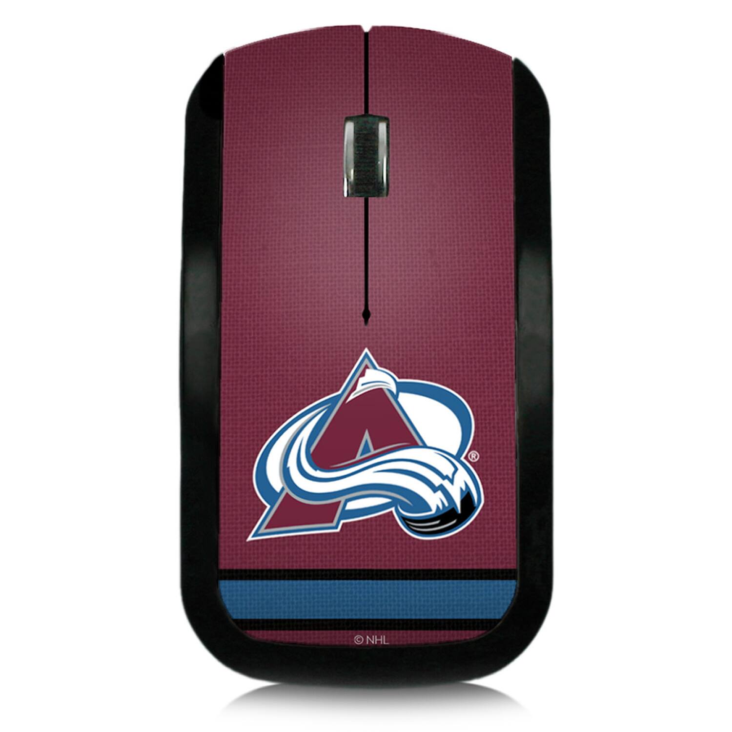 Front. Keyscaper - Colorado Avalanche Stripe Wireless Mouse - Multicolor.