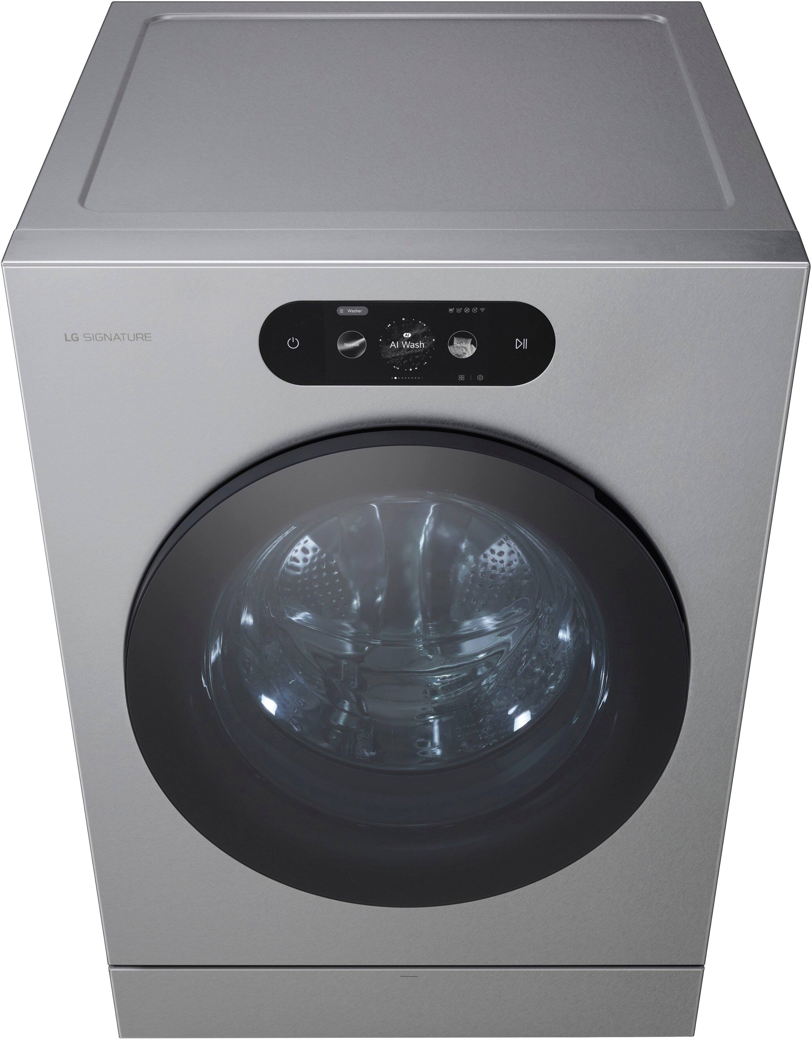 The text on the image reads "LG SIGNATURE Wash DI D."