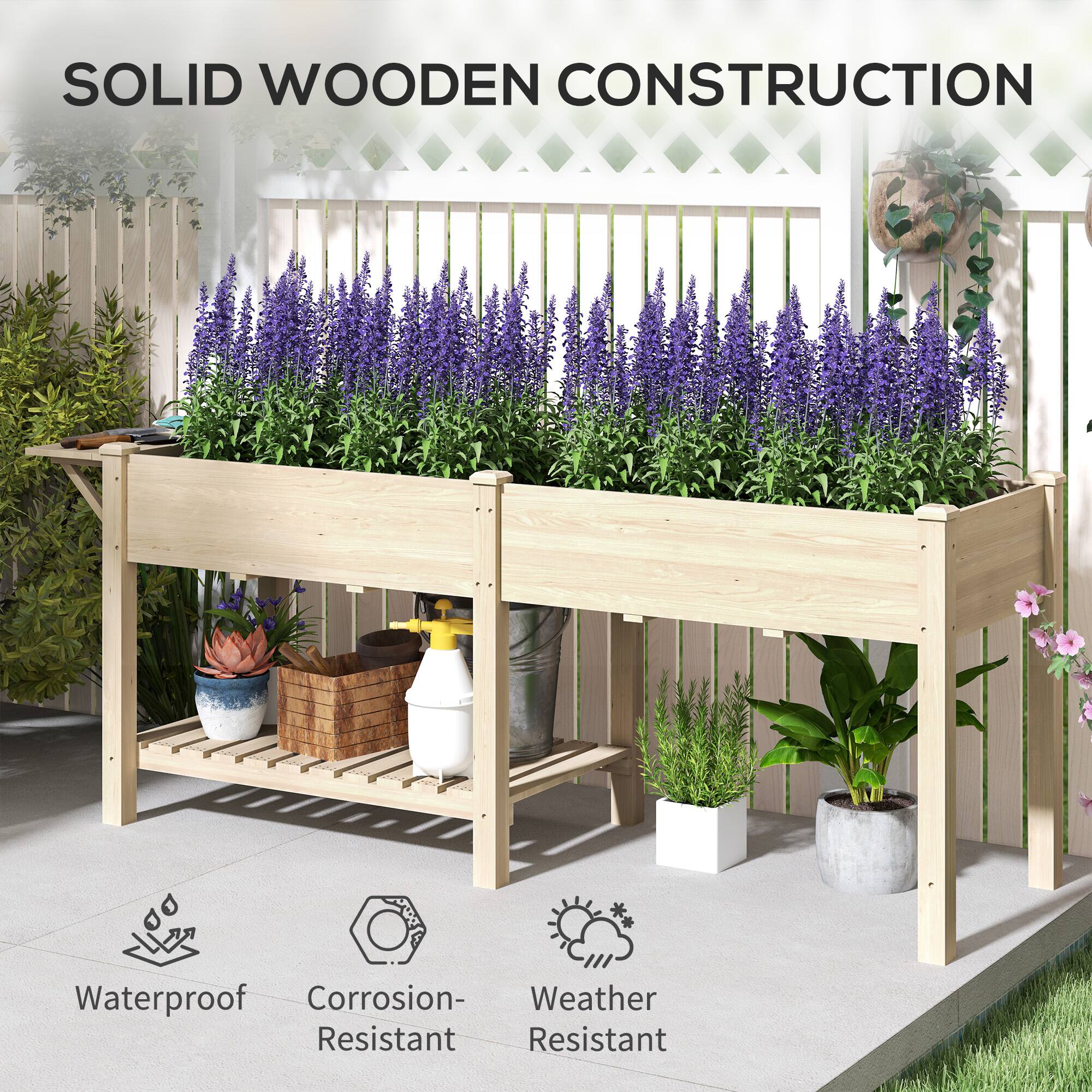 SOLID WOODEN CONSTRUCTION

- Waterproof
- Corrosion-Resistant
- Weather Resistant