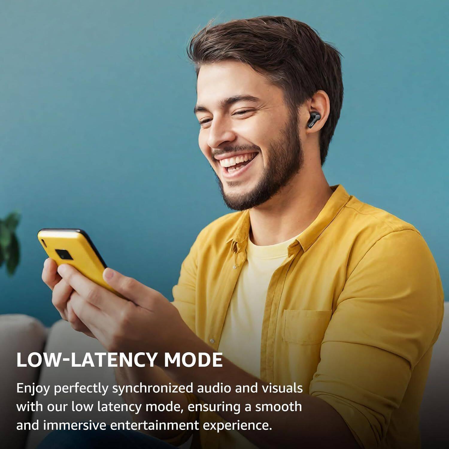 LOW-LATENCY MODE

Enjoy perfectly synchronized audio and visuals with our low latency mode, ensuring a smooth and immersive entertainment experience.