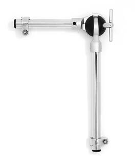 Gibraltar Hardware - 7/8" Diameter Ultra Adjust Tom Holder, Single Tom Arm with Gearless Tilter Memory Lock, Smooth Positioning