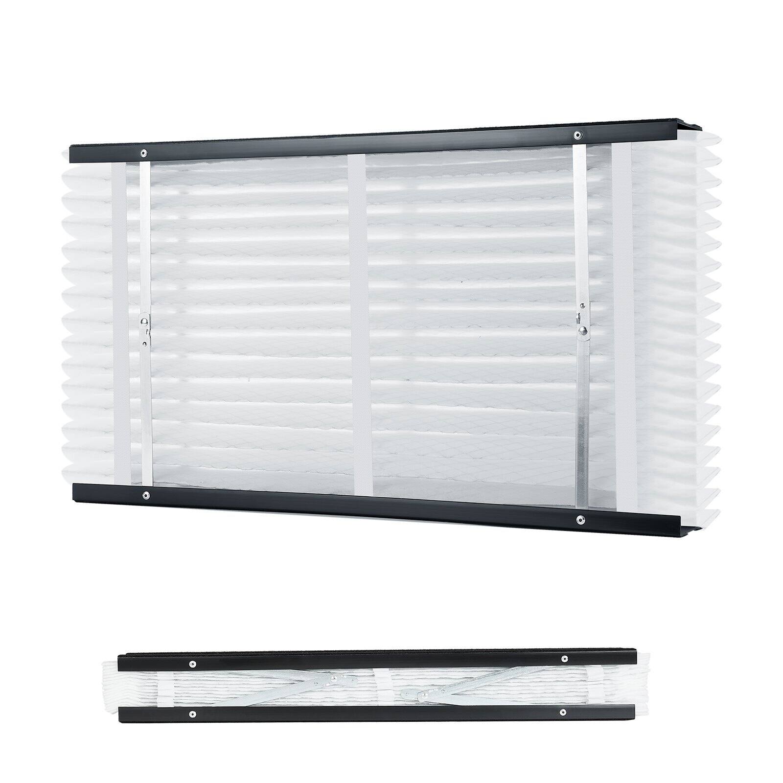 Alt View 10. Glintex - Air Filter, 16x28x4 Furnace Filter MERV 11, Electrostatic Pleated HVAC AC Filter 2-Pack, Captures Dust Smog Dander.