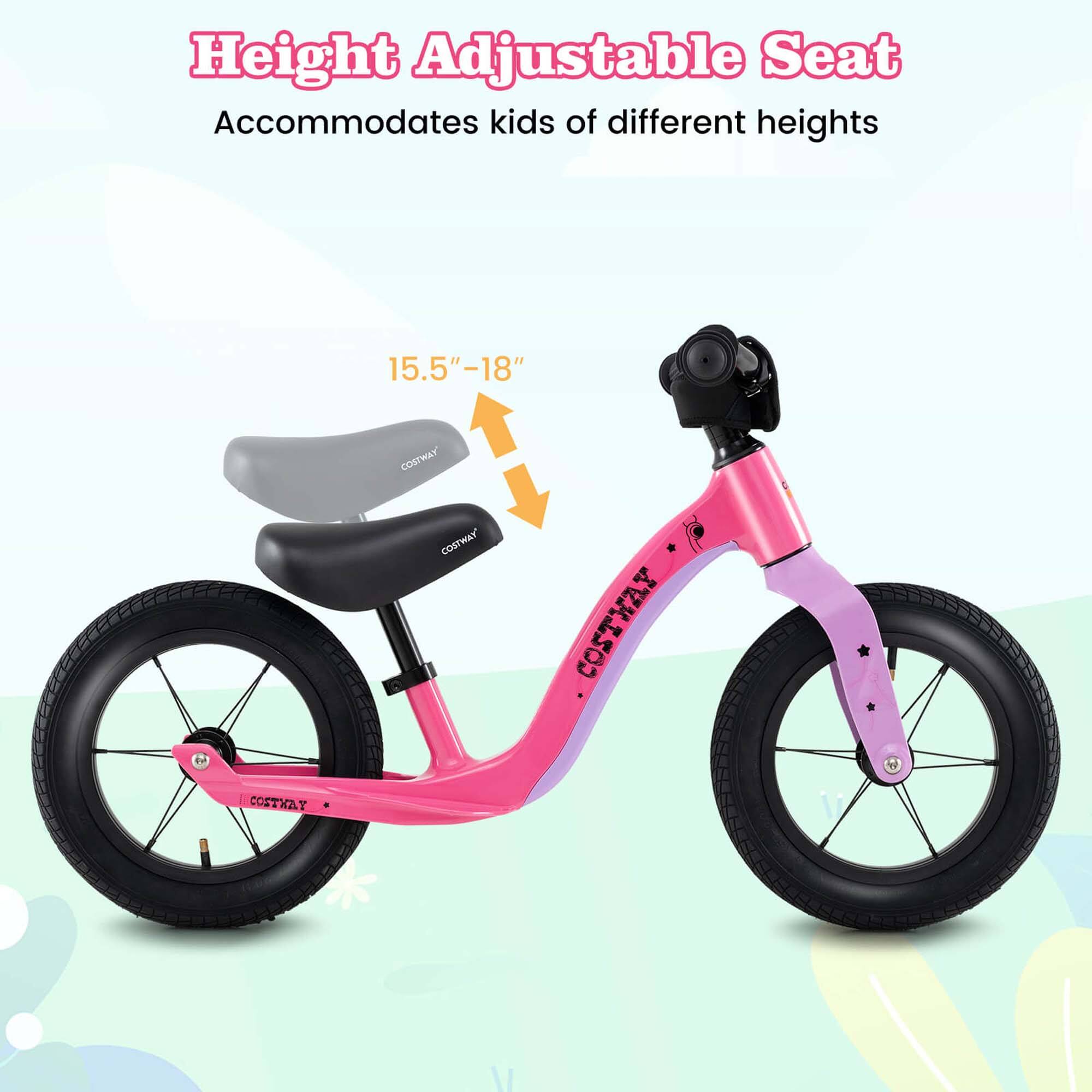 Height Adjustable Seat  
Accommodates kids of different heights  

15.5" - 18"