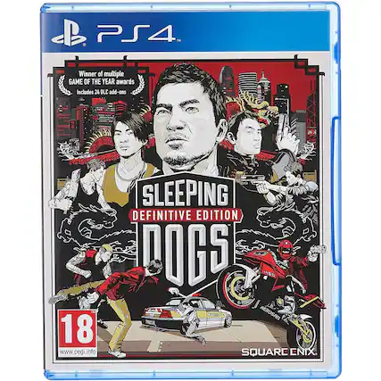 PS4
Winner of multiple GAME OF THE YEAR awards
Includes 24 DLC add-ons
18 www.pegi.info
SLEEPING DOGS DEFINITIVE EDITION
SQUARE ENIX - M (Mature 17+)