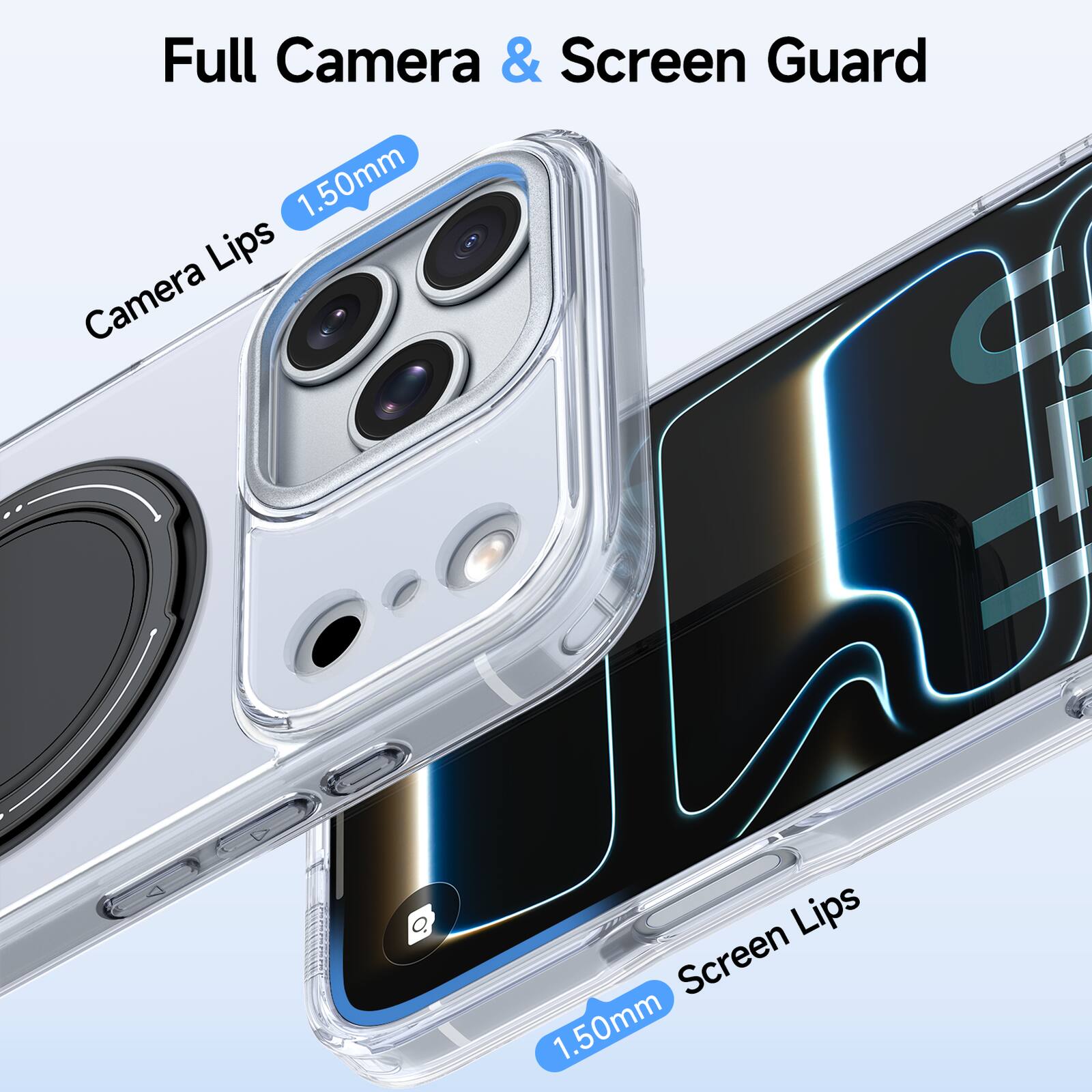Full Camera & Screen Guard  
1.50mm Camera Lips  
1.50mm Screen Lips