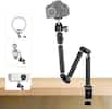 Front. TARION - TARION Top Tripod Desk Mount – 360° Flexible Articulating Arm with 3/8" Screw and 1/4" Adapter TKA01-M.
