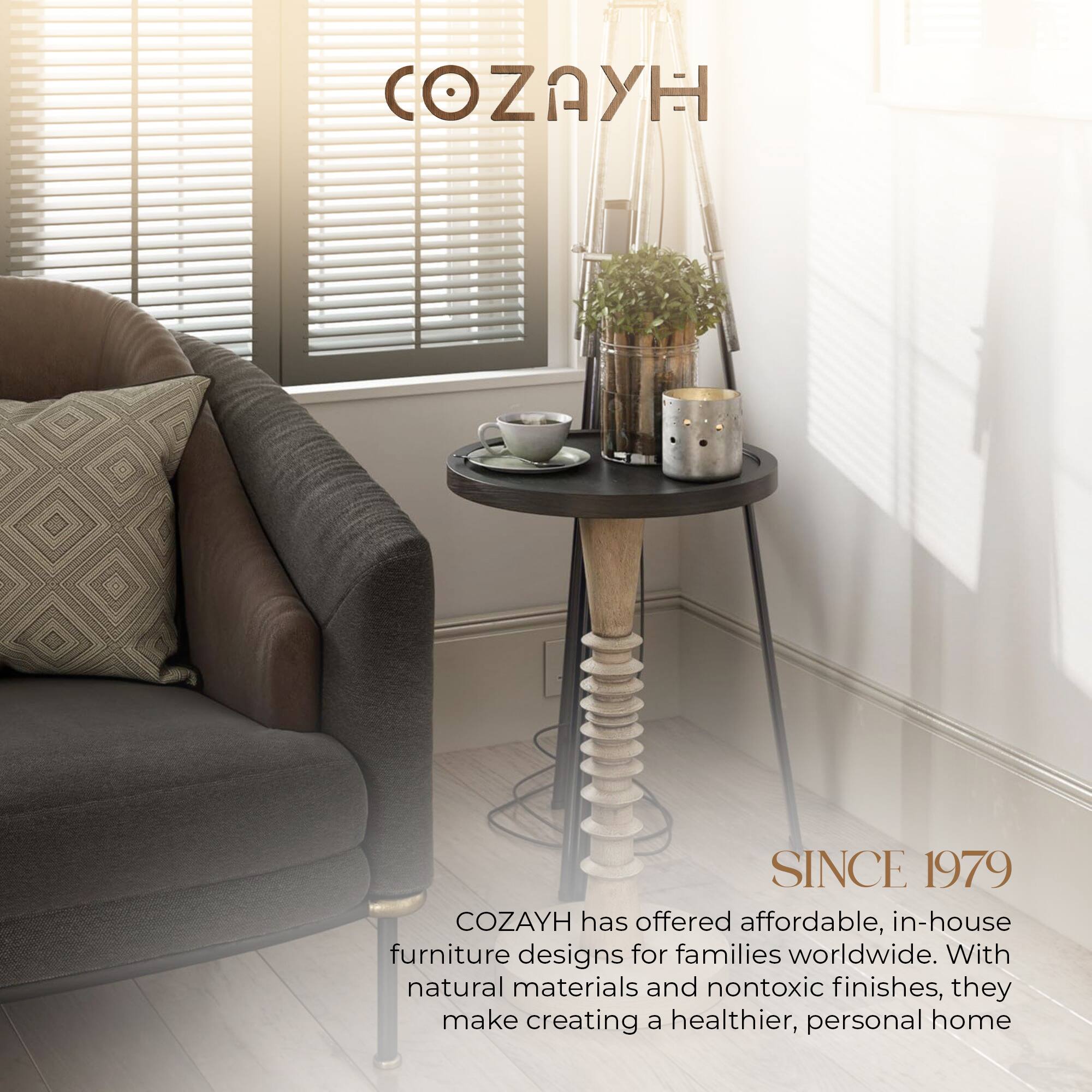 COZAYH SINCE 1979

COZAYH has offered affordable, in-house furniture designs for families worldwide. With natural materials and nontoxic finishes, they make creating a healthier, personal home.