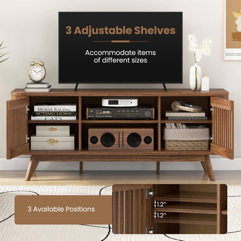 3 Adjustable Shelves  
Accommodate items of different sizes  

3 Available Positions  
1.2"  
1.2"