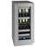 Alt View 11. U-Line - 5 Class 8-Bottle Wine Refrigerator - Stainless steel.