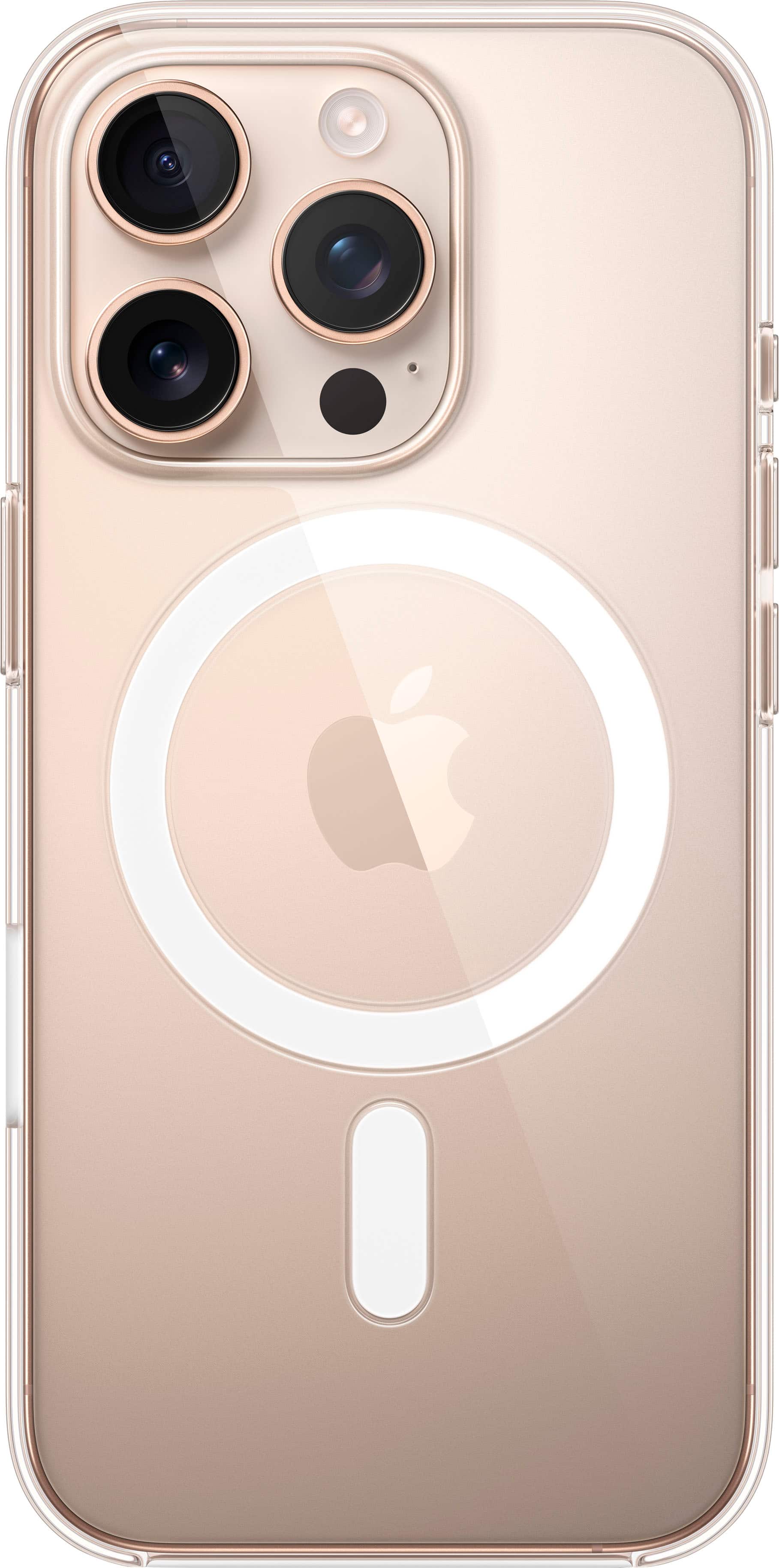 Front. Apple - iPhone 16 Pro Case with MagSafe - Clear.