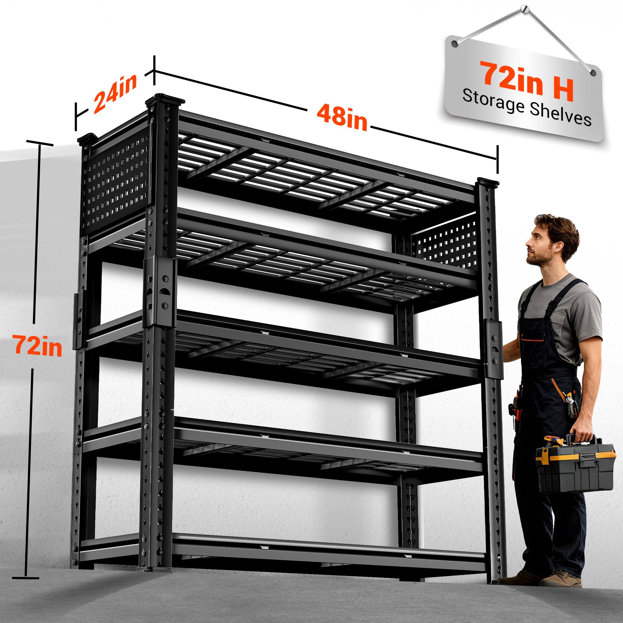 24in x 48in x 72in H Storage Shelves