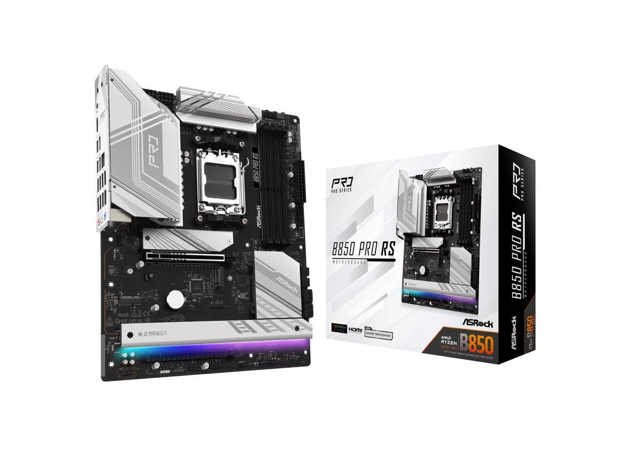 ASRock - B850 Pro RS WiFi 6E ATX Motherboard price history on PriceWatchPro