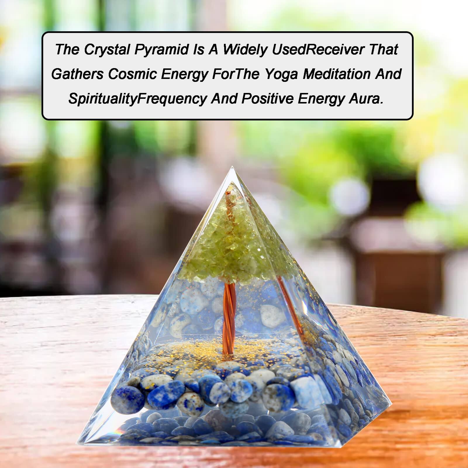 The Crystal Pyramid Is A Widely Used Receiver That Gathers Cosmic Energy For The Yoga Meditation And Spirituality Frequency And Positive Energy Aura.
