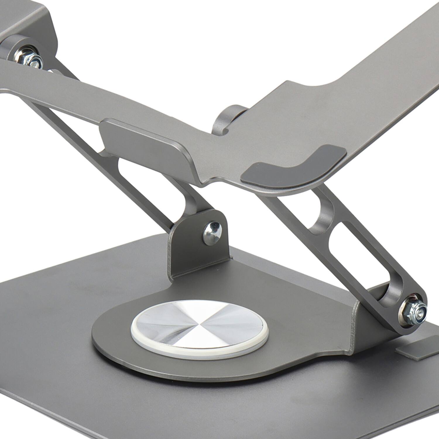 Back. Uncaged Ergonomics - Uncaged Ergonomics Sls-spacegray Adjustable Swivel Laptop Stand For Desk (space Gray) - gray.