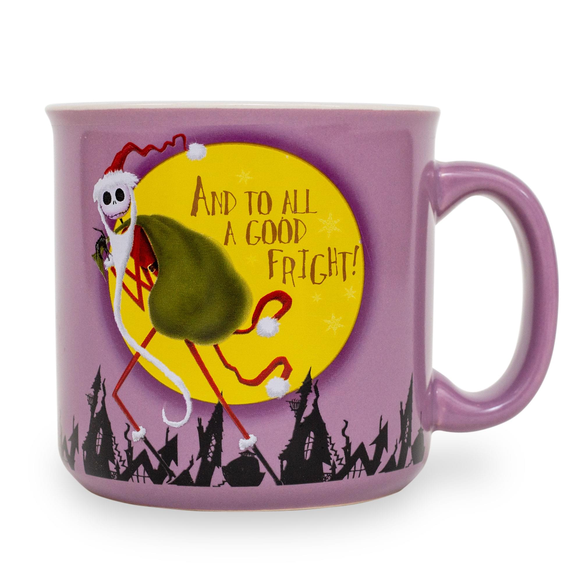 Disney - The Nightmare Before Christmas Santa Jack Ceramic Camper Mug | 20 Ounces - Purple price history on PriceWatchPro