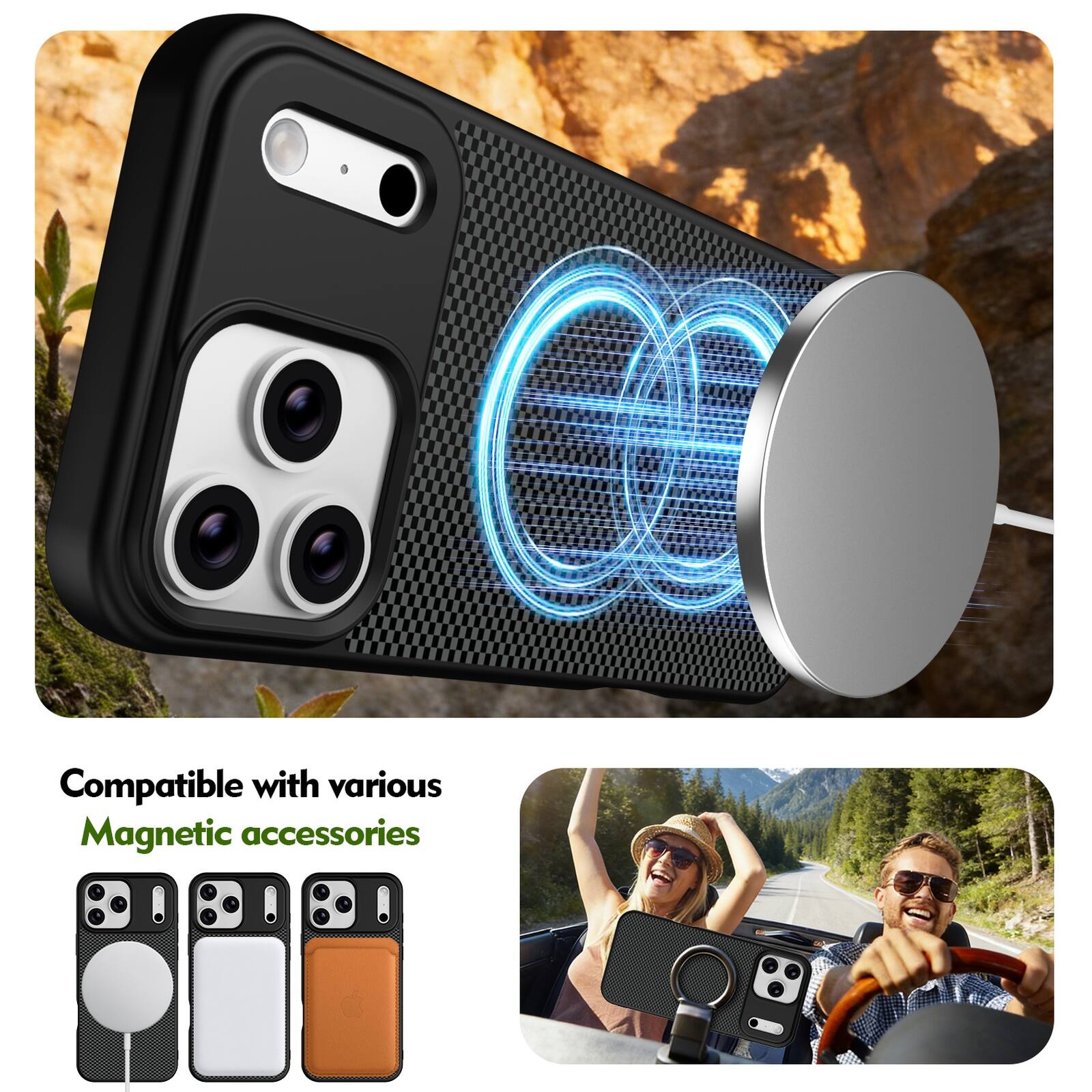 Compatible with various Magnetic accessories