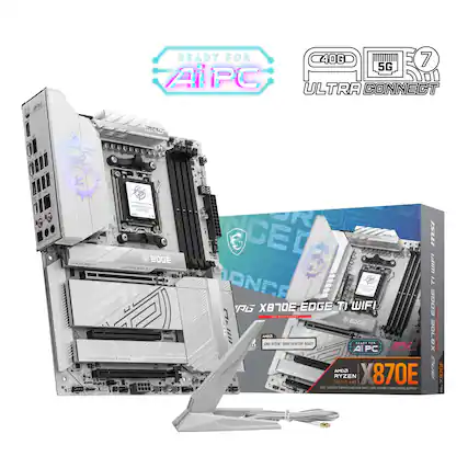 The text on the image is difficult to group and correct due to its fragmented nature. However, based on the context, it seems to be promoting a computer system with AMD Ryzen 7 5800X 8-core processor and AMD Radeon RX 6700 XT graphics card. The system is advertised as being "ready for 40G," which might refer to a high-speed internet connection. The text also mentions a box with a computer and a mouse, and it is described as an "Ultra Connect" system.