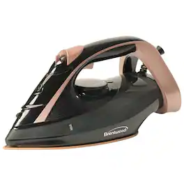Brentwood - Mpi-69bkrg Mpi-69bkrg Nonstick Ceramic Steam Iron, And Rose Gold - Black