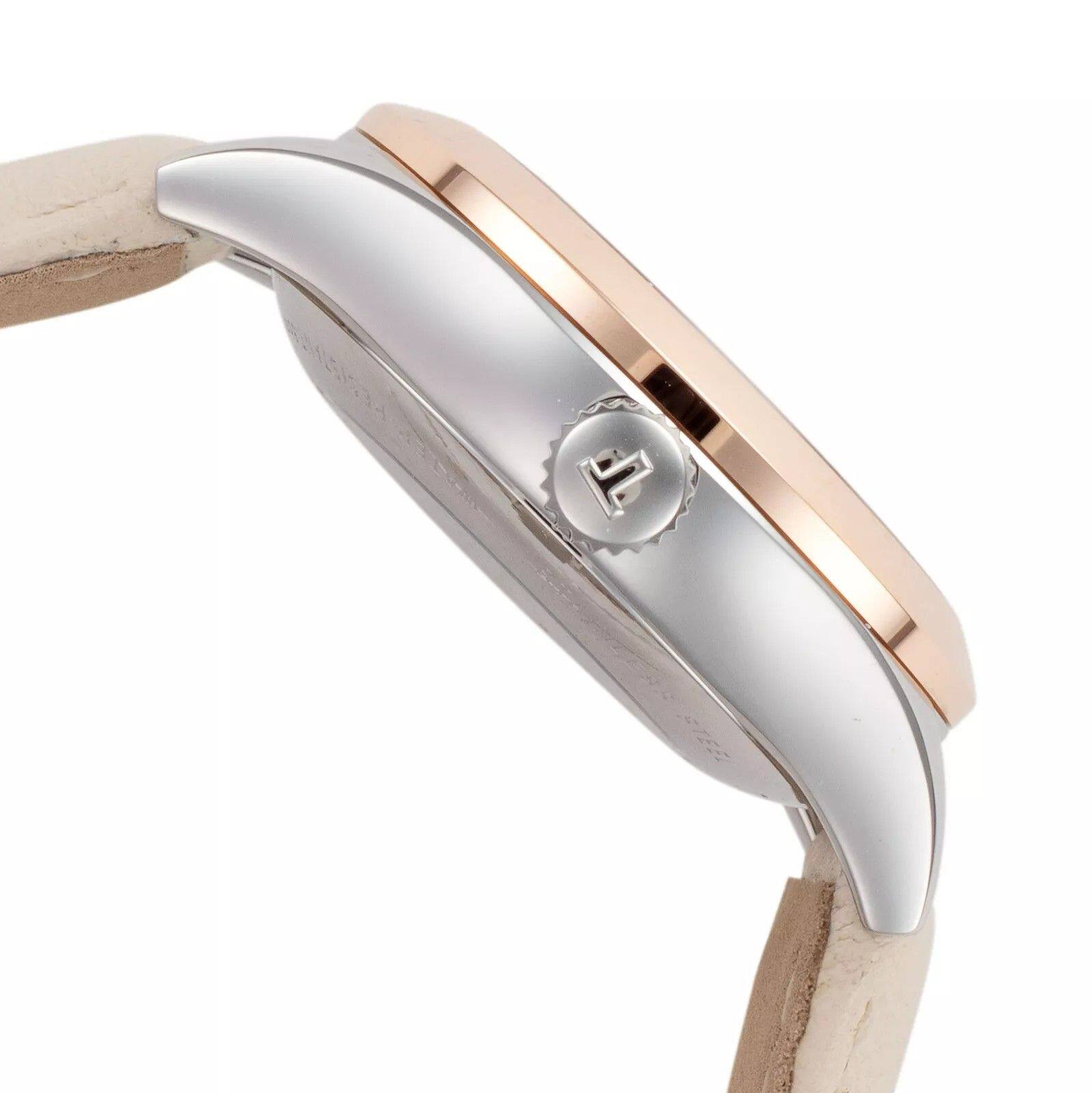 Angle. Tissot - T-My Lady 18K Gold Automatic T930.007.46.261.00 T9300074626100 Women's Watch - Cream.