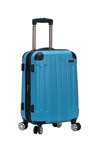 DORLUKFU - London Hardside Spinner Wheel Luggage, Carry-On 20-Inch - Turquoise