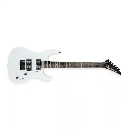 Front. Jackson - Jackson JS Series Dinky JS12 Electric Guitar with Maple Neck (Snow White).