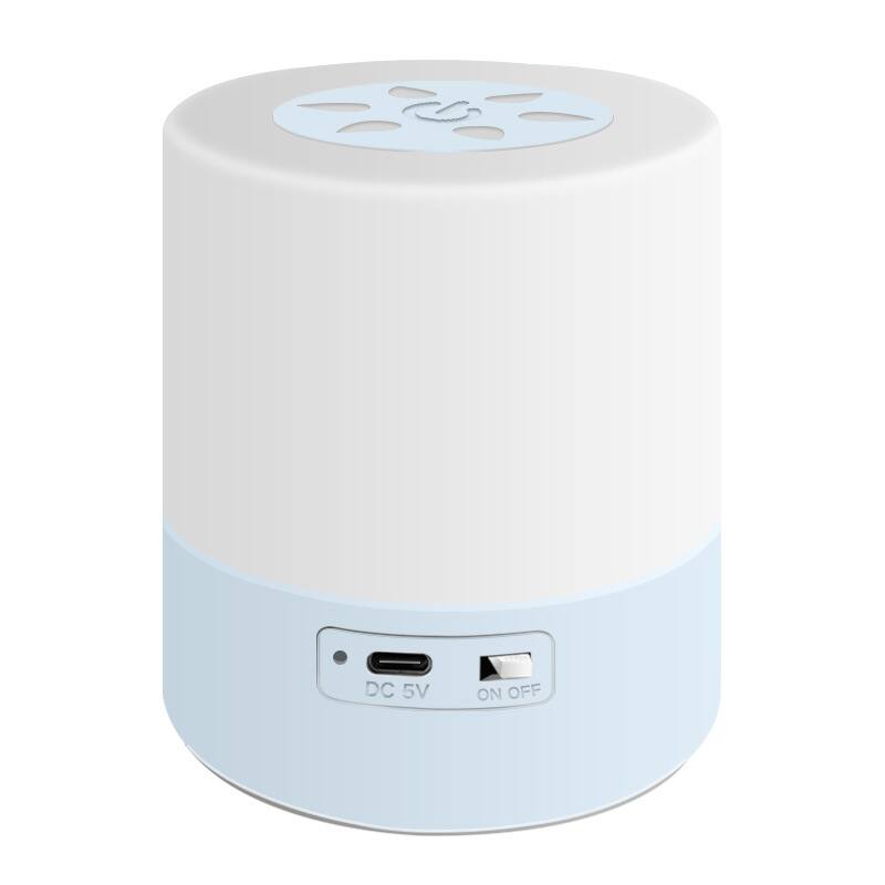 Front. Cluzine - Touch Control LED Night Light, 3 Color Modes, USB Rechargeable, Stepless Dimming for Bedroom.