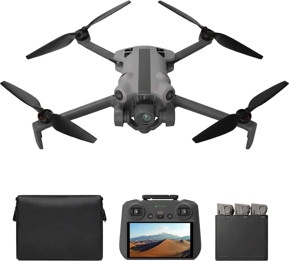 Front. SKYROVER - X1 Fly More Combo 8K Drone Bundle with Remote Screen Controller - Gray.