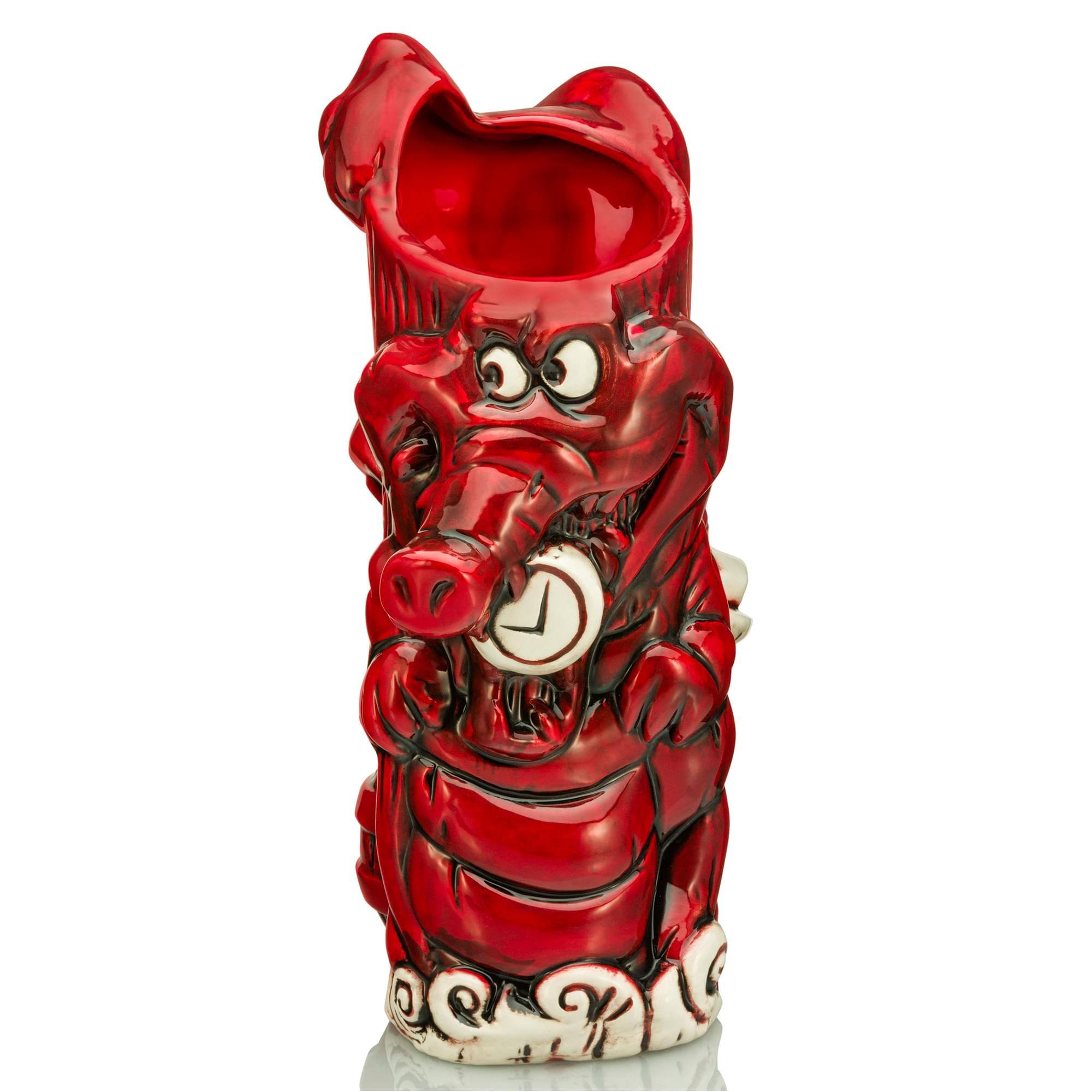 Alt View 1. Disney - Geeki Tikis Disney Villains Captain Hook Ceramic Mug | Holds 28 Ounces - Red.