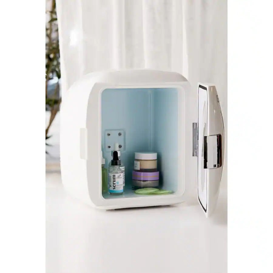 Alt View 5. Uber Appliance - Uber Chill XL 12 Can Mini Fridge - WHITE.