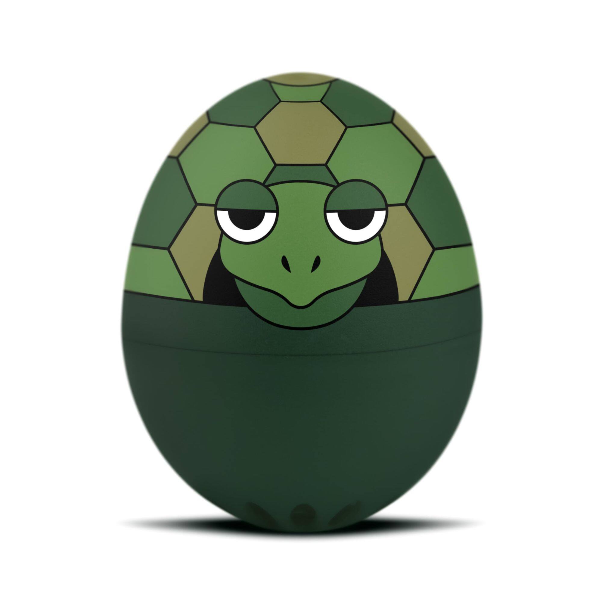 Left. BrainStream - BrainStream Egg Timer Turtle BeepEgg Boils to Soft Medium & Hard-Boiled - Green.