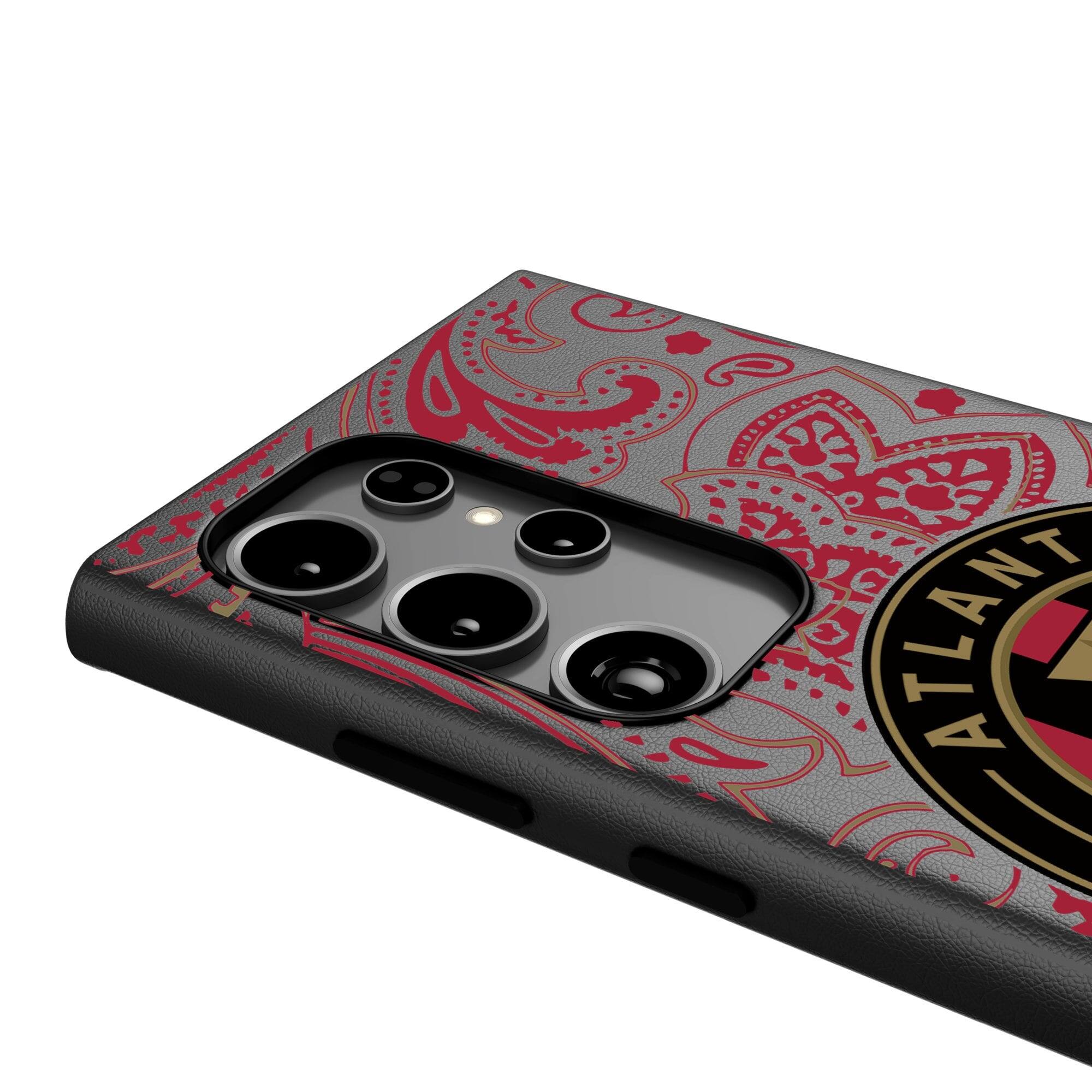 Alt View 3. Keyscaper - Black Atlanta United FC Galaxy Magnetic Bump Case - S24 - Black.