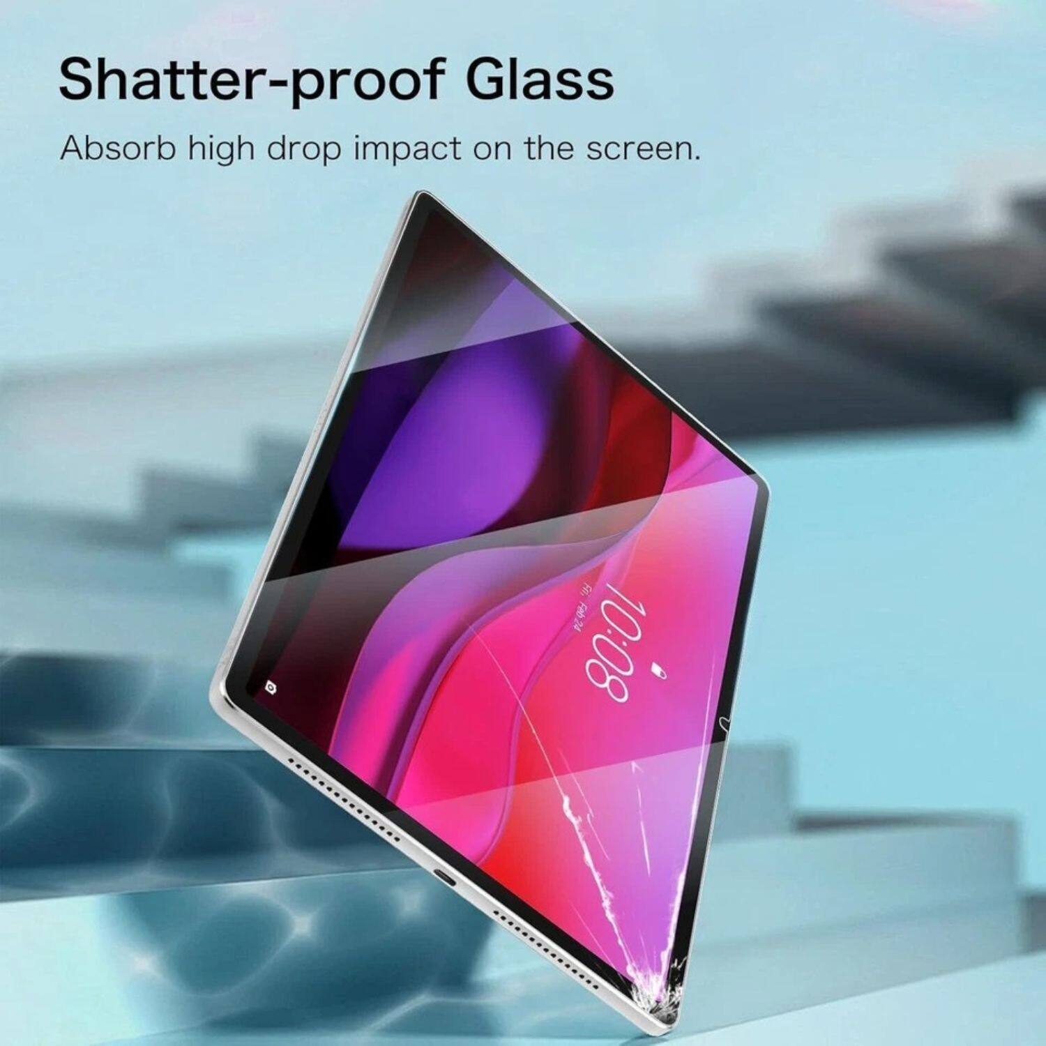Shatter-proof Glass  
Absorb high drop impact on the screen.