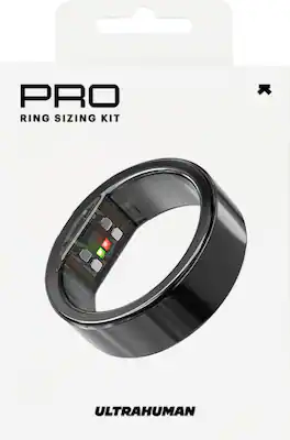 Ultrahuman - Ring PRO Sizing Kit | Sizing Guide for Your Smart Wearable Ring | Receive Gift Card with Purchase - Black - (2026)